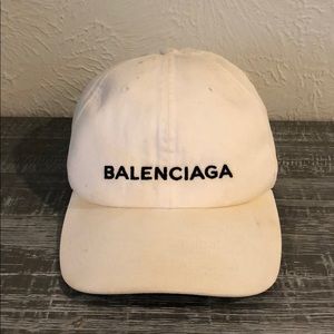 Balenciaga Logo Embroidered Hat